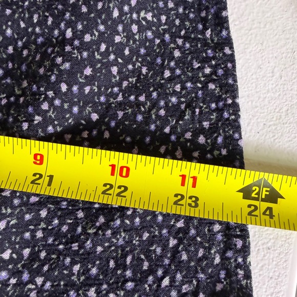 Y2K Floral Romper Black Micro Floral Grunge Slip Romper Cinched Bust Tie
Medium - Picture 9 of 9